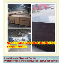 LINYI best quality with competitive price brown colour phenolic film faced plywood